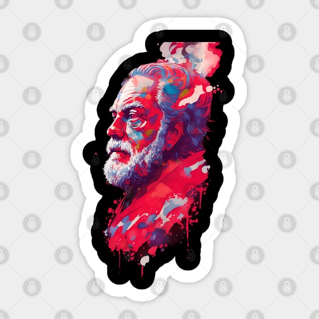 Henry Charles Bukowski Sticker by Shop Goods